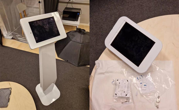 Cooperate With Photographic Equipment Company Provide Tablet Stand At Exhibition