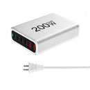 200W USB C Charger 6-Port Desktop Charging Station for Phone Tablet Laptop Charger