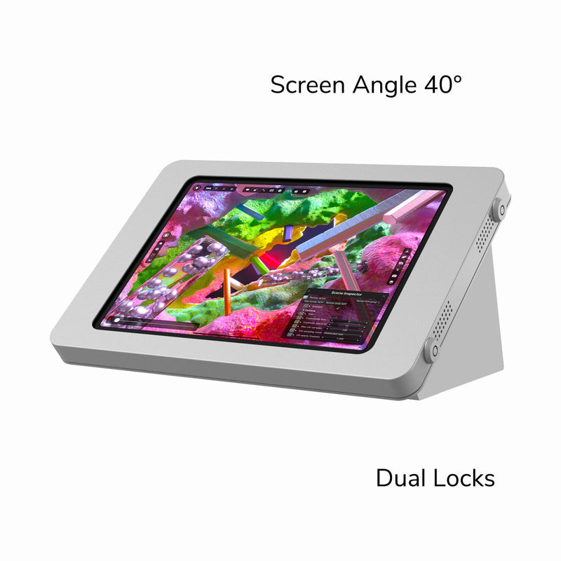 Locking for iPad 10th and 11 inch Tablet Counter Wall Stand