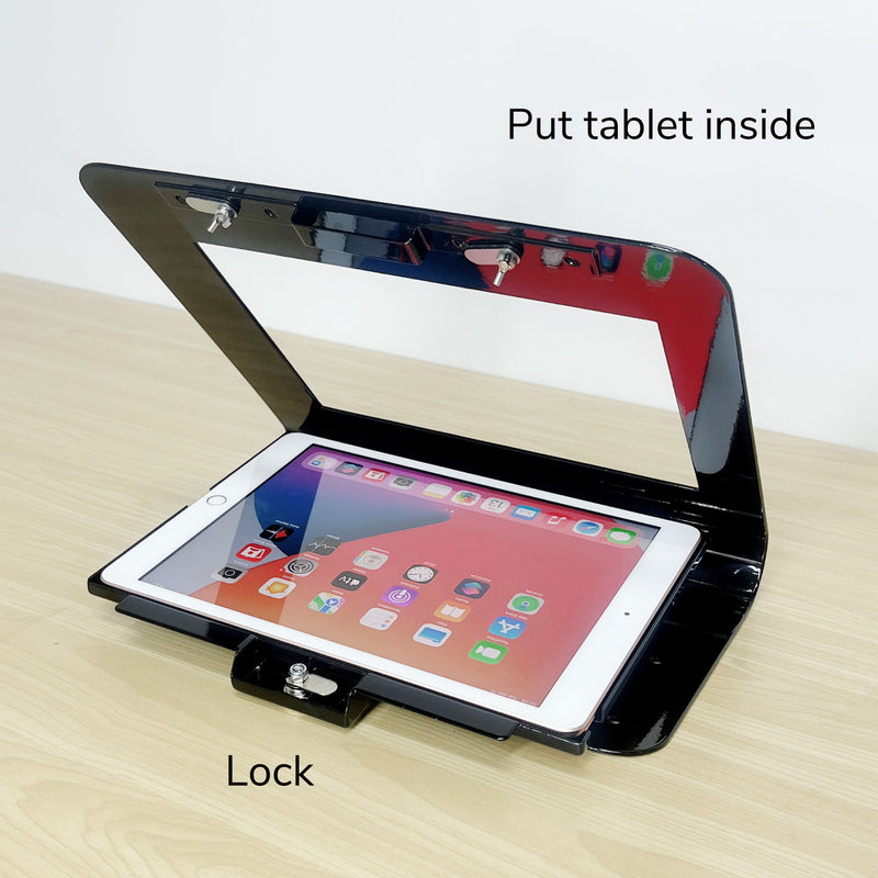 Thekenständer aus Metall im Querformat für iPad 10,2 Zoll