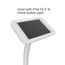 Metal Pipe Dual Sided Tablet Floor Stand for iPad 10.2 to 11 Inch