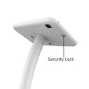 Metal Pipe Dual Sided Tablet Floor Stand for iPad 10.2 to 11 Inch