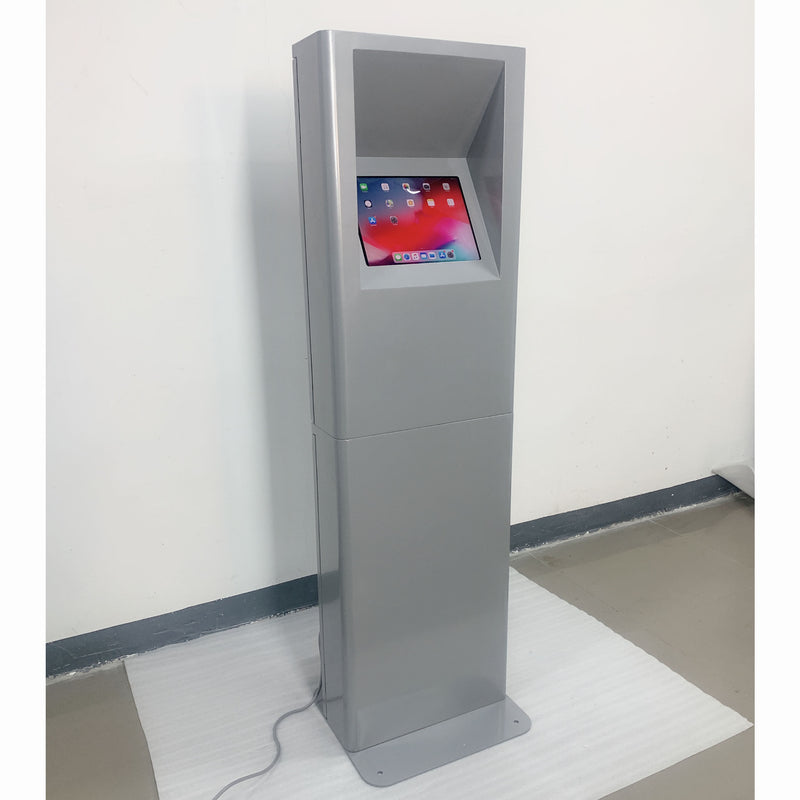 Wasserdichter Tablet-Kiosk für den Außenbereich für iPad-Ständer, Kühlung, Heizung
