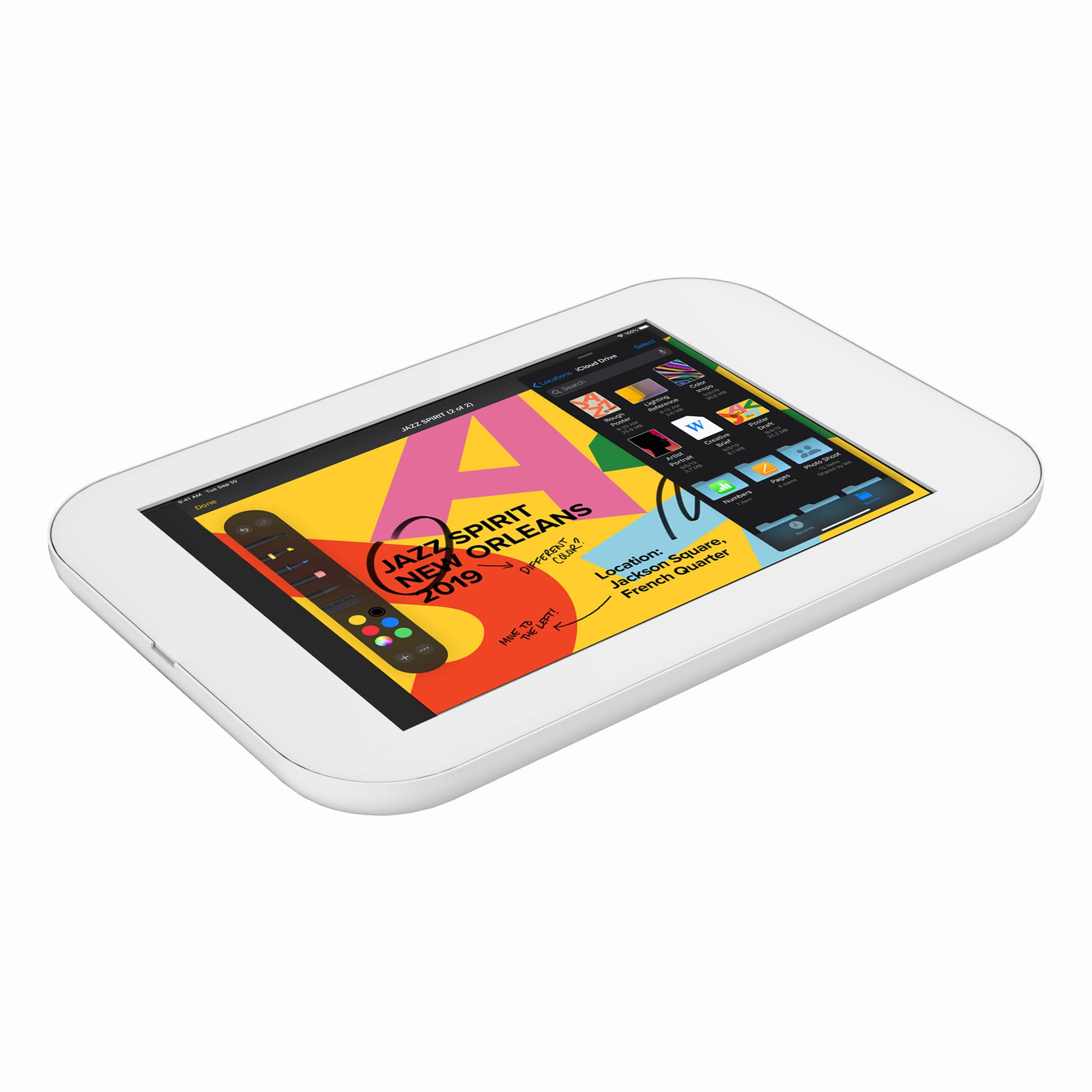 Tablet Security Case For iPad 10.2 inch Covered Home Button Lockable