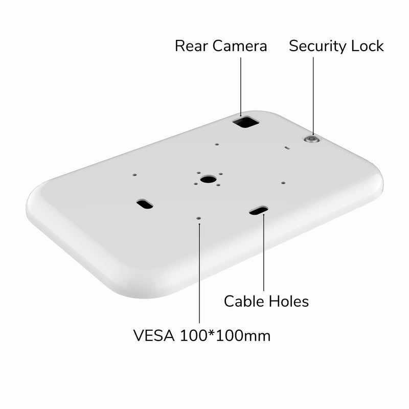 Tablet-Sicherheitshülle für iPad 10,2 Zoll mit abgedeckter Home-Taste