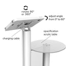 Adjustable Tablet Podium Stand for iPad Pro 11 12.9 with Poster Artwork