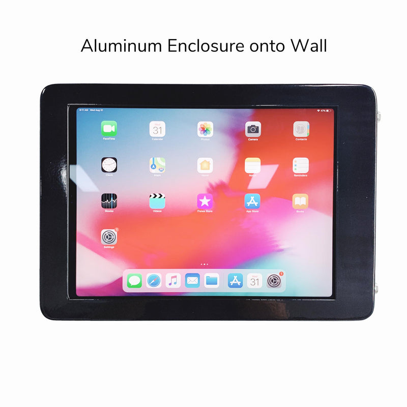 Aluminum Wall Mounted Case for iPad