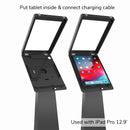 Anti Theft Tablet Floor Stand For Exhibition Auto Car Show Store Popular Design