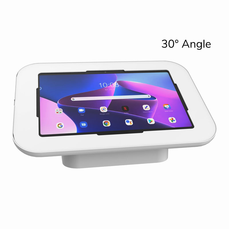 POS Tablet Lockable Counter Stand Desktop Display Kiosk
