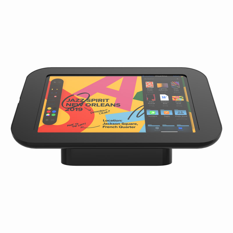 POS Tablet Lockable Counter Stand Desktop Display Kiosk