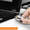 Universal Retractable Spring Cable Lock Computer Key laptop Tablet Stand lock